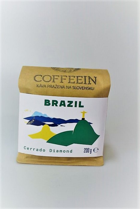 Coffeein - Brasil Cerrado Diamond 200g (zrnková káva)