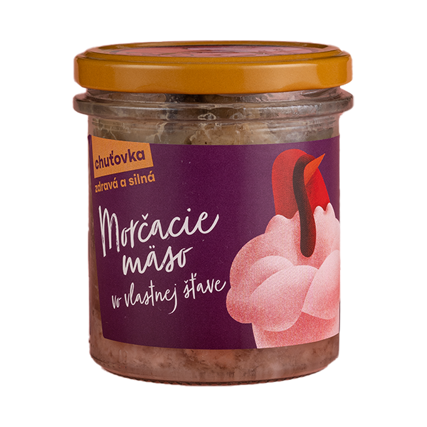 Morčacie mäso vo vlastnej šťave 300g