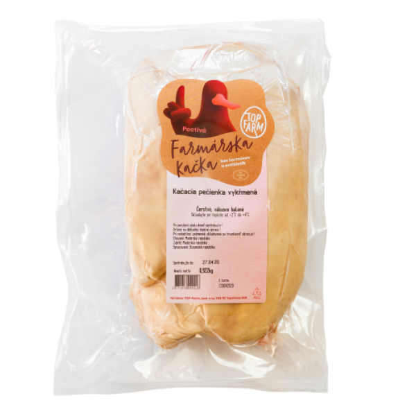 Kačacia pečienka vykŕmená “foie gras“ 500g