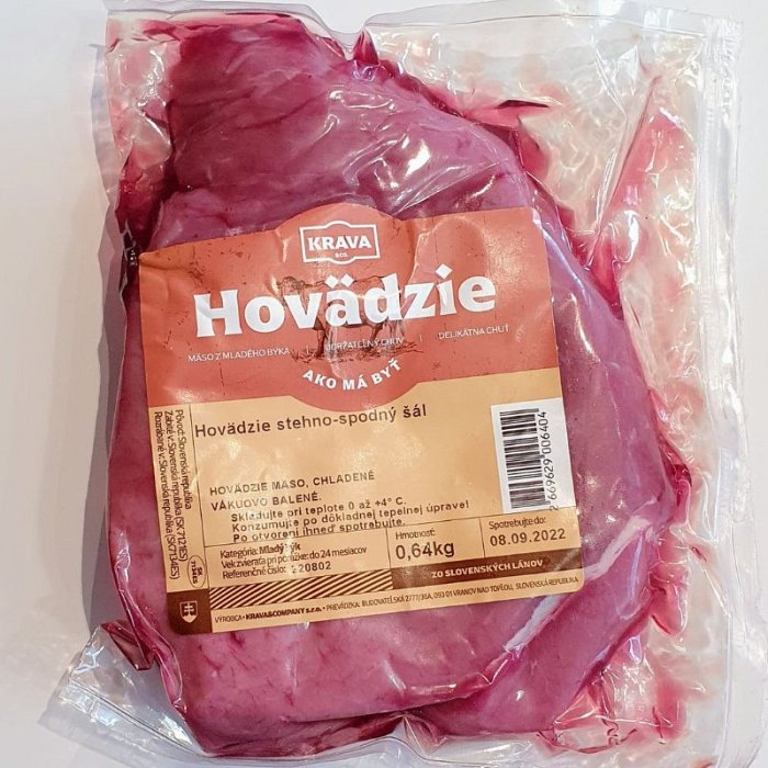 Hovädzí spodný šál (balenie cca 600g)