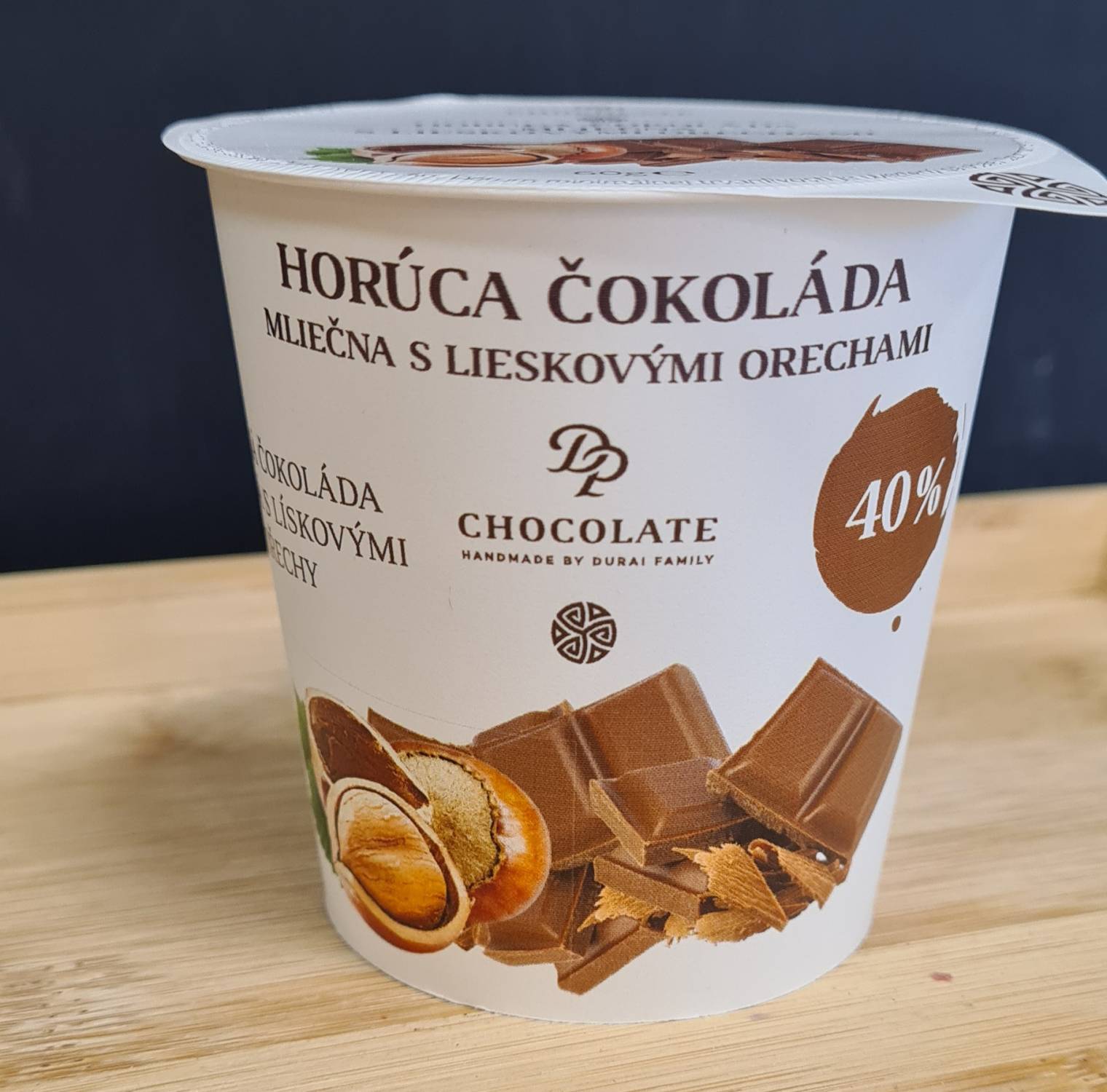 Tekutá čokoláda s lieskovcami v tégliku (60g) | Potraviny nie otraviny
